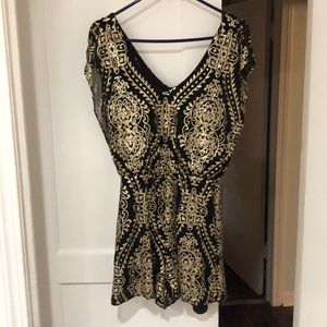 Gold Sequin Romper